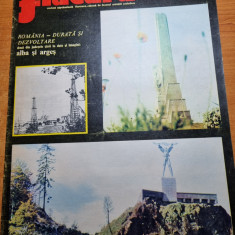 revista flacara 25 mai 1974-arti.despre judetele alba si arges,barajul vidraru