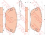 Set placute frana,frana disc FIAT LINEA (323) (2007 - 2016) TRW GDB1829