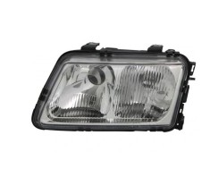 Far AUDI A3 (8L), 01.1996-12.1999, DEPO, fata, partea stanga, cu lampa ceata fata;tip bec H4+H7+W5W; manual/electric; fara motor;