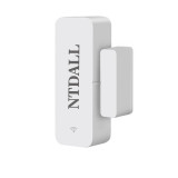 Senzor de usa/fereastra WiFi Ntdall D06 Smart, baterii incluse, Compatibilitate Tuya si Smart Life