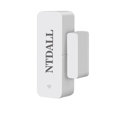 Senzor de usa/fereastra WiFi Ntdall D06 Smart, baterii incluse, Compatibilitate Tuya si Smart Life foto