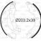 VALEO 562642 Set saboti frana