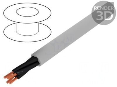 Cablu Electric JZ-500-PUR 4x1mm2 Gri foto