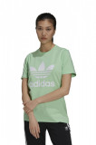 Cumpara ieftin Tricou femei Adidas Adicolor Trefoil Verde, 32, 34