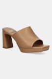 Jeffrey Campbell papuci Caviar femei, culoarea bej, cu toc drept, JC-923-1-2