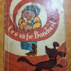 carte pentru copii - ce-o sa fie bondocel - din anul 1971