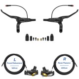 Cumpara ieftin Kit frana hidraulica trotineta electrica Y5 fata L spate R Negru