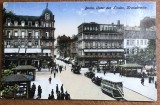 CPISTR7 Ilustrata Berlin Unter den Linden Cafe Kranzler Text 1930 Bucuresti / Vintage Berlin Postcard Unter den Linden Kranzler Corner 193