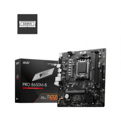 Placa de baza MSI PRO B650M-B, microATX, AMD AM5 foto