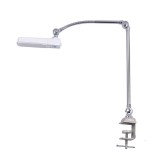 Lampa ergonomica 10 leduri cu brat lung si sistem de prindere de masa pentru masini de cusut, cu stecher pentru priza, 5W