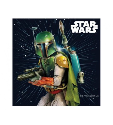 Set 20 servetele petrecere Star Wars Galaxy , 33 x 33 cm foto