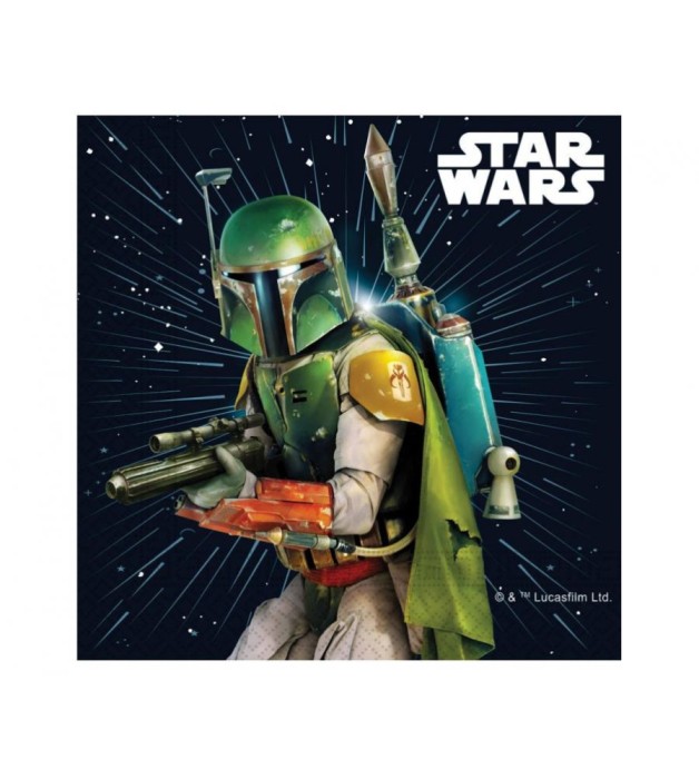 Set 20 servetele petrecere Star Wars Galaxy , 33 x 33 cm