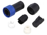 Conector circular mamă 10 PIN fără contacte cablu
