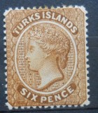 TURKS ISLAND REGINA VICTORIA MH