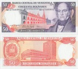 1995 (5 VI), 50 Bol&iacute;vares (P-65e) - Venezuela - stare UNC