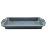 Tava antiaderenta cu manere din silicon, 40,5x26 cm Handy KitchenServ, Perfect Home