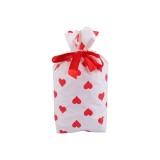 Set 5 pungi cu panglica pentru cadou Crisalida, 15 x 23 cm, Rosu