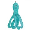 Jucarie Caini Caracatita Plus Turcoaz 43cm Poliester - Jucarie interactiva pentru catei, antistres, moale
