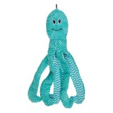 Jucărie C&acirc;ine, Caracatiță Plus, Poliester, Turcoaz, 43cm, Oem