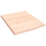 Cumpara ieftin Blat de baie, 40x50x2 cm, lemn masiv netratat