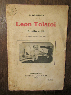 Leon Tolstoi. Studiu critic - G. Brandes foto