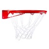 Cos de baschet metalic 45cm, Rosu/Alb, Standard, Durabil. Ideal Antrenament si Joc. Copii si Adulti