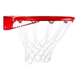 Cos de baschet, 45 cm, metalic, Rosu/Alb