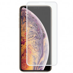 Folie Sticla Premium pentru iPhone 11 Pro Max &amp;amp; iPhone XS Max 65&amp;quot; 5D Full Cover acopera tot ecranul Full Glue Alb foto