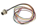Conector M12 mamă, IP67, 8 pini
