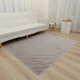 Covor living / dormitor Chip Pes YHTM-AB-S, 80 x 150 cm, 3D, poliester, taupe, dreptunghiular