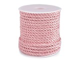 Snur rasucit pentru activitati de lucru manual,roz deschis, 3 mm x 3.5 m