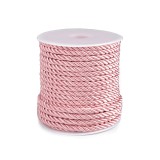 Snur rasucit pentru activitati de lucru manual,roz deschis, 3 mm x 3.5 m