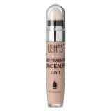 Fond de Ten Lichid și Concealer, Ushas, 2in1, Capacitate 7.5ml