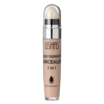 Fond de Ten Lichid și Concealer, Ushas, 2in1, Capacitate 7.5ml foto