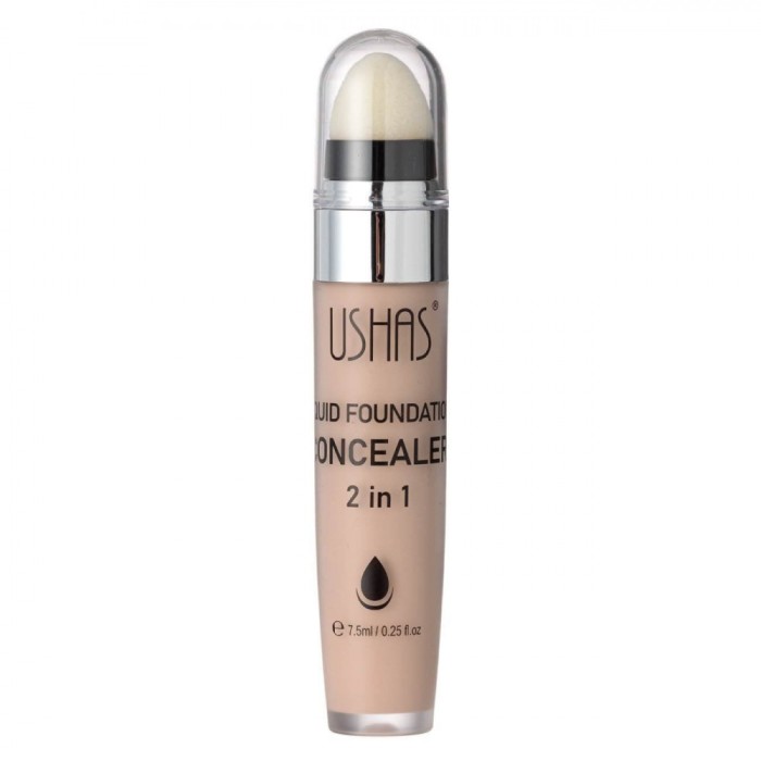 Fond de Ten Lichid și Concealer, Ushas, 2in1, Capacitate 7.5ml