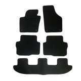 Covorase mocheta VW Sharan (7N) 2010-2022 Negru, set de 5 bucati