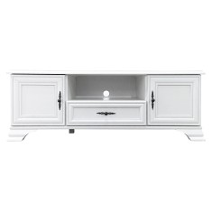 Comoda TV DTD alb alpin Kentak 144x44x52 cm