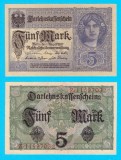 Germania (p#56) 5 Mark 1917 aUNC+ &#039;Darlehnskassenschein&#039; serie: Z 11597032