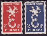 C4596 - Franta 1958 - Europa 2v. neuzat,perfecta stare, Nestampilat