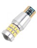 Led auto T10 Canbus cu 28 SMD 3014 + Lupa &ndash; fara polaritate, Xenon Bright