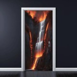Folie imprimata color pentru decor Usa, dimensiune 200 x 90cm, model: AVX-DR19, AVEX