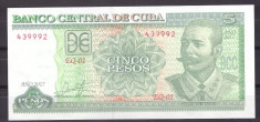 Cuba 2017 - 5 pesos UNC foto