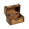 Cufar decorativ depozitare, 11x7x8 cm, Lemn, ATU-084741