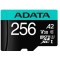 Card de memorie ADATA Premier Pro microSDXC 256GB UHS-I U3 V30 SafetyGuard Surveillance