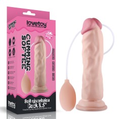 Dildo Lovetoy "Cumming Softee" 22 cm - Natural##