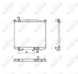 NRF 53576 Radiator, racire motor