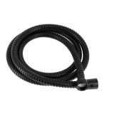 Furtun Duș Flexibil Pvc 150 Cm &ndash; Negru