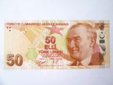 Turcia 50 Lirasi/Lire 2009 in stare foarte buna la cel mai mic pret