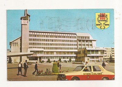 RF40 -Carte Postala- Vaslui, Palatul Administrativ, circulata 1976 foto