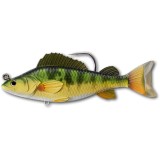 Shad Livetarget Yellow Perch Swimbait, culoare Yellow-Green, 13.1cm, 21g